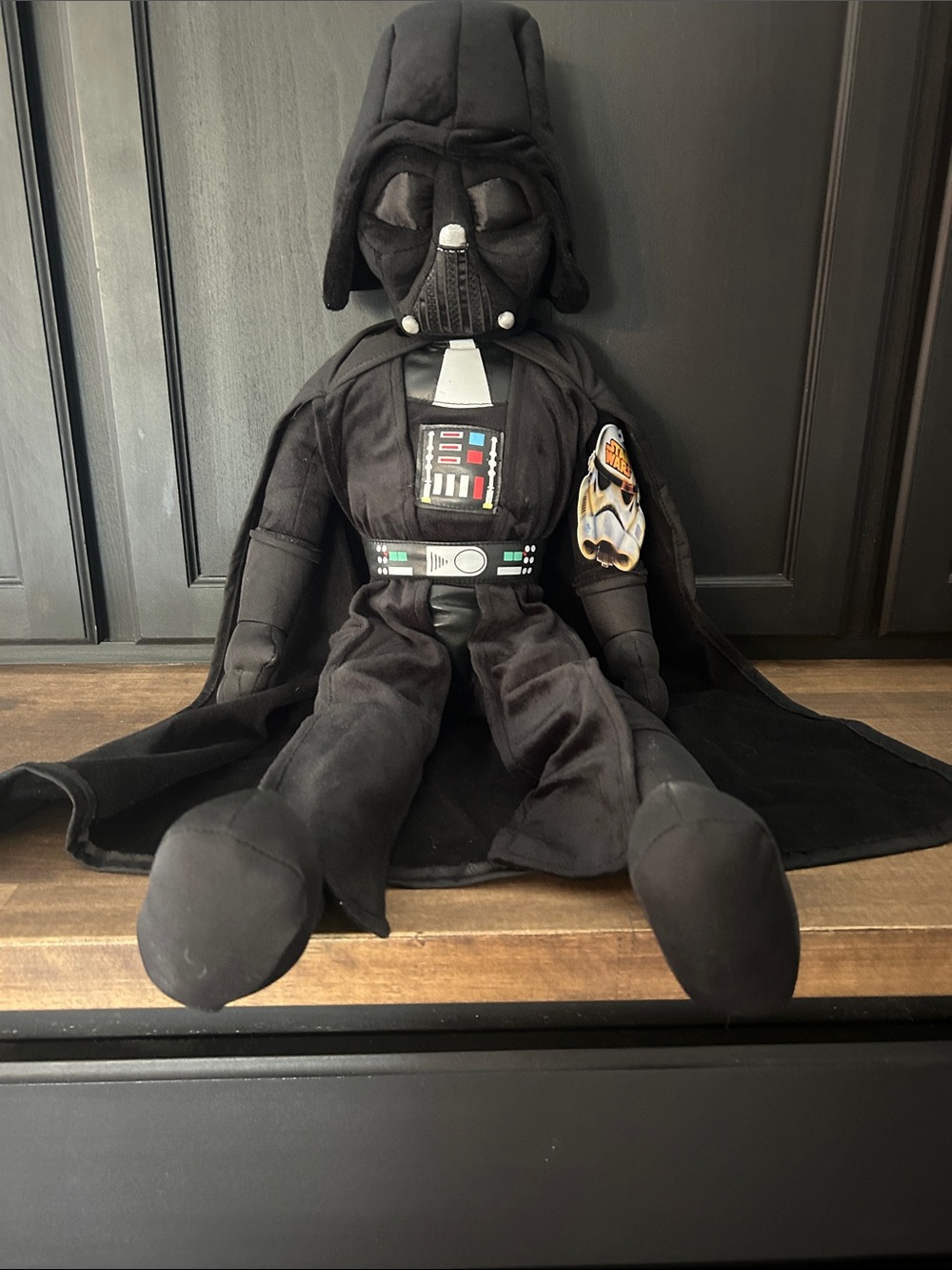 Star Wars Darth Vader Plush - Black with Silver and White Details
